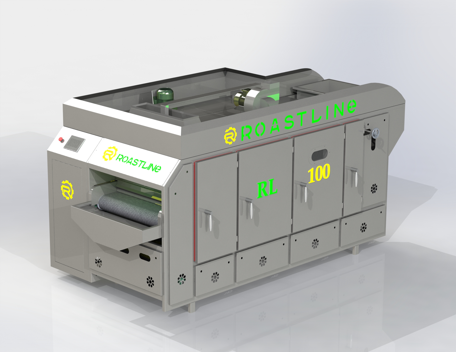 فرن تحميص 100 كيلو